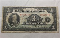 Canada $1 Banknote 1935 BC-1