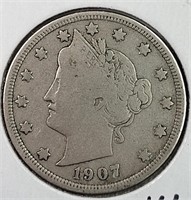 1907 USA Liberty V-Nickel