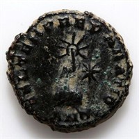 Roman coin AE follis Constantius II Augustus-A.D 3