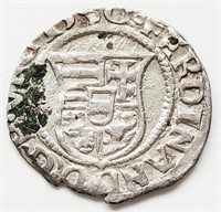 Hungary 1550 Ferdinand I silver Denar coin