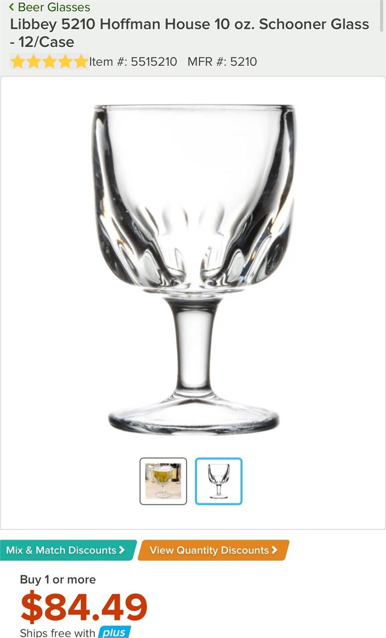 Bid X12 Libbey 10oz Hoffman House Goblet