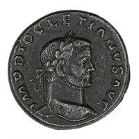 RGS F+ Diocletian AE Nummus Ancient Roman Coin