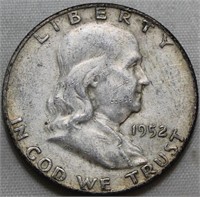 USA Franklin Half Dollar 1952-D