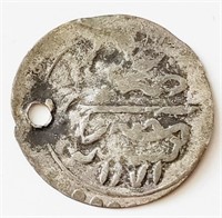 Ottoman, Mustafa III 1171AH silver PARA coin 16mm