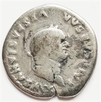 Vespasian AD69-78 silver Ancient Roman coin