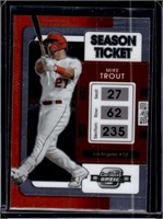 Mike Trout 2022 Panini Chronicles Contenders