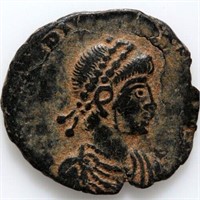 Roman coin AE-Arcadius-Constantinople-VIRTVS EXERC