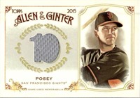 Buster Posey Game-Used Patch 2015 Topps Allen &