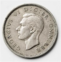 UK 1947 George VI SIX PENCE coin