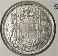 1939 Canada Silver 50 Cents