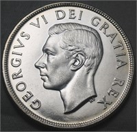 Canada Silver Dollar 1951 Uncirculated
