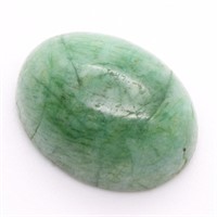 9.7 ct Glass Filled Emerald Cabochon
