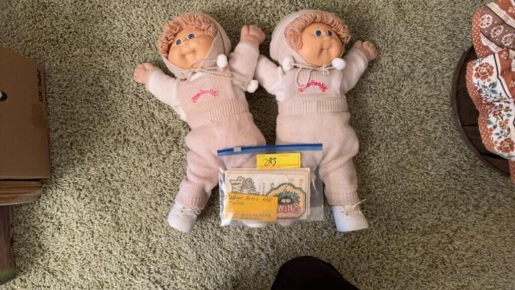 2 CABBAGE PATCH KIDS TWINS
