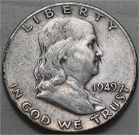 USA Franklin Half Dollar 1949-D