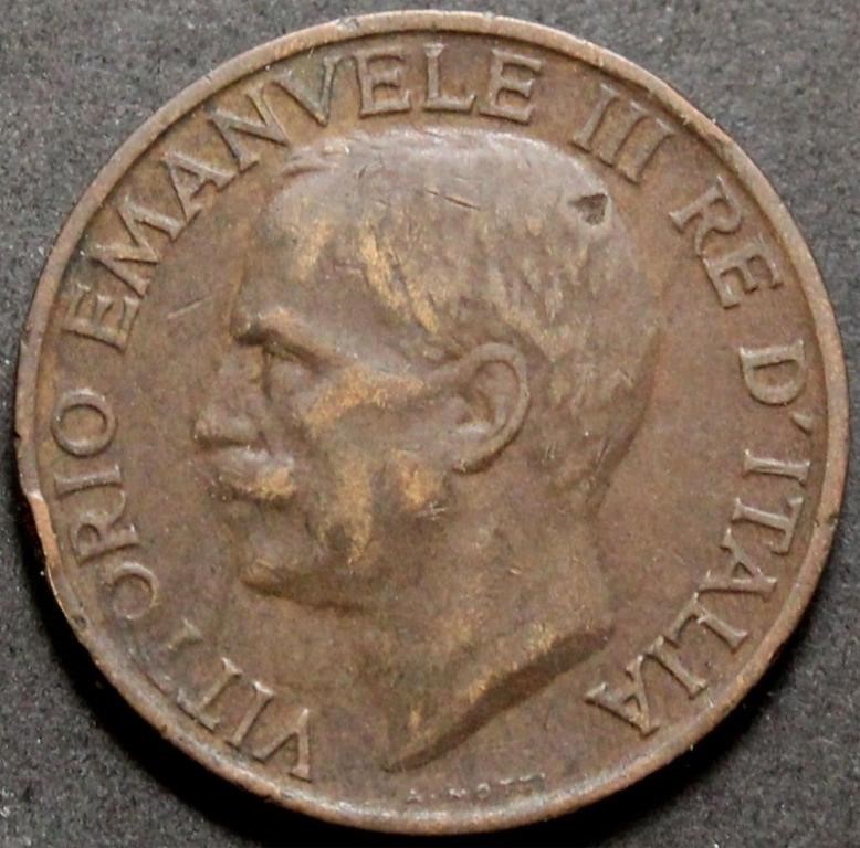 Italy 10 Centesimi 1928
