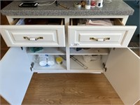 Everything in drawers and cabinet
