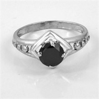 APPR $1350 Moissanite Ring 1 Ct 925 Silver