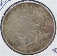 1923-S Peace Silver Dollar.
