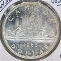 1965 Canada Silver Dollar.