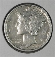 1943-D USA Silver Mercury Dime