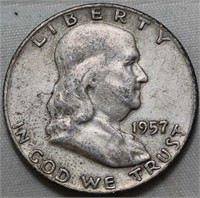 USA Franklin Half Dollar 1957-D