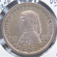 1921 Missouri Centennial Silver Half Dollar.