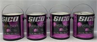 4 Cans of Sico Interior Paint Base - NEW $280