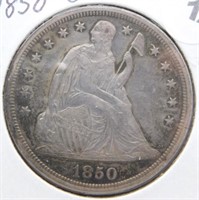 1850-O Liberty Seated Dollar.