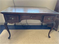 Quality Gibbard Solid Mahogany 3 drawer Desk