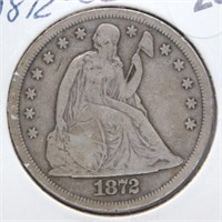 1872-CC Liberty Seated Dollar.