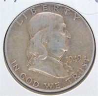 1949 Franklin Half Dollar.