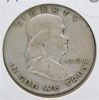 1949-D Franklin Half Dollar.