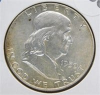 1950 Franklin Half Dollar.