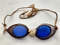 Antique Blue Driving Glasses Etc.