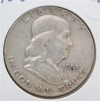 1953 Franklin Half Dollar.