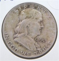 1953-D Franklin Half Dollar.