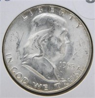 1955 Franklin Half Dollar.