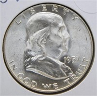 1957 Franklin Half Dollar.