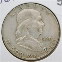 1960 Franklin Half Dollar.