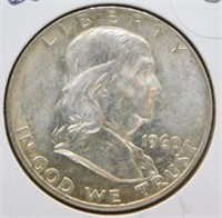 1960-D Franklin Half Dollar.