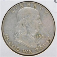 1961-D Franklin Half Dollar.