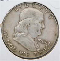 1962-D Franklin Half Dollar.