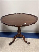 Piecrust pedestal table Baetz Furniture Kitchener