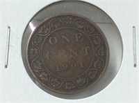 1901 Canadian 1 Cent