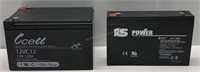 Lot of 2 Cell/RS Power Lead Acid Batteries - NEW