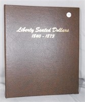 1840-1873 Liberty Seated Dollars Dansco Book.