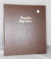 1948-1963 Franklin Half Dollars Dansco Book.