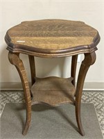 Antique Quarter Sawn oak parlour table