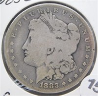 1883-S Morgan Silver Dollar.