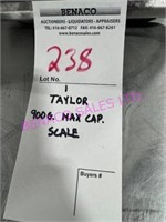 1X, TAYLOR 900G MAX CAP SCALE